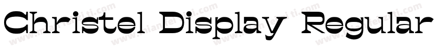 Christel Display Regular字体转换